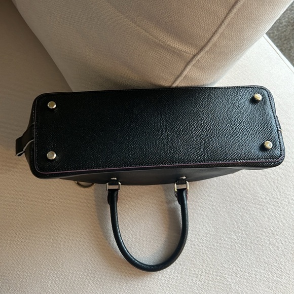 Coach handbag black with pink trim - strap for shoulder bag or hand carry $50 - Picture 4 of 7